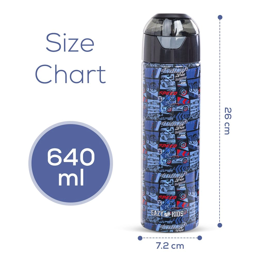 Insulated Stainless Steel Water Bottle With Spray - 640ml