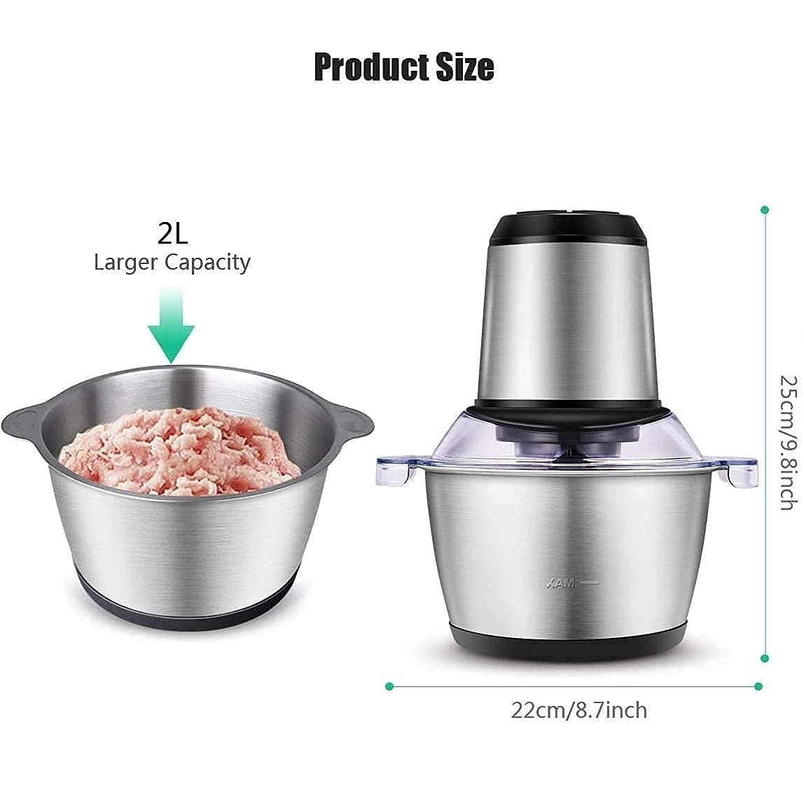 Electric Meat Grinders - 2L