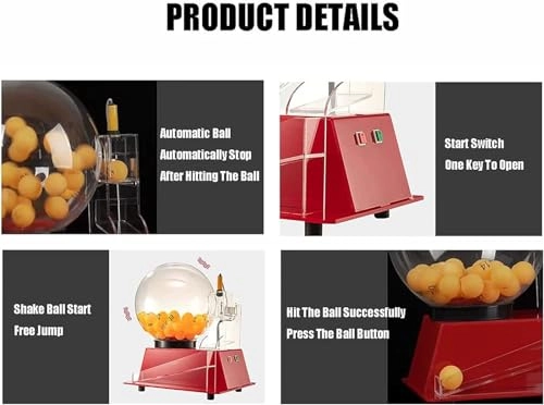 Electric Lottery Machine - 60 Pcs Red