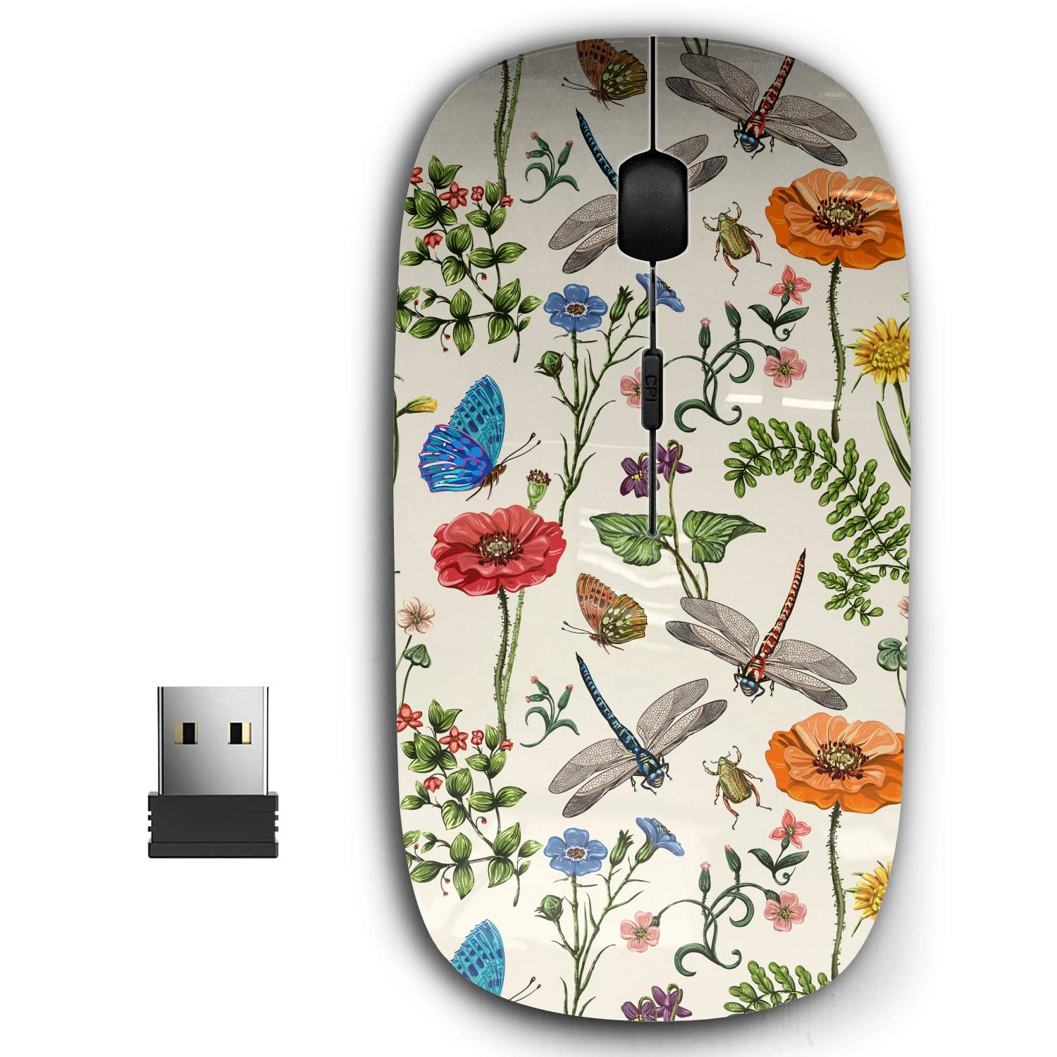 Ergonomic Portable Mouse - USB Wireless