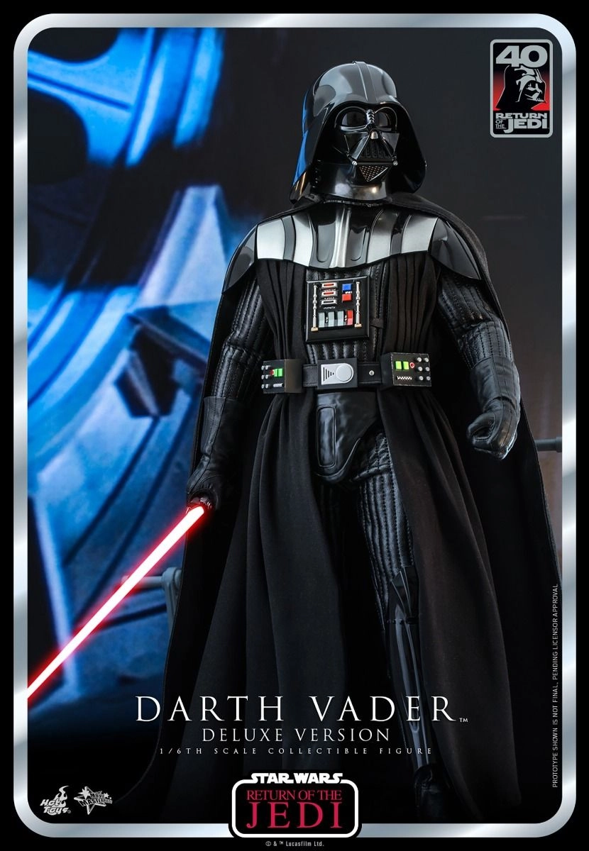 Darth Vader RETURN OF THE JEDI 40th Anniversary (Deluxe Edition) Action Figure - Sixth Scale