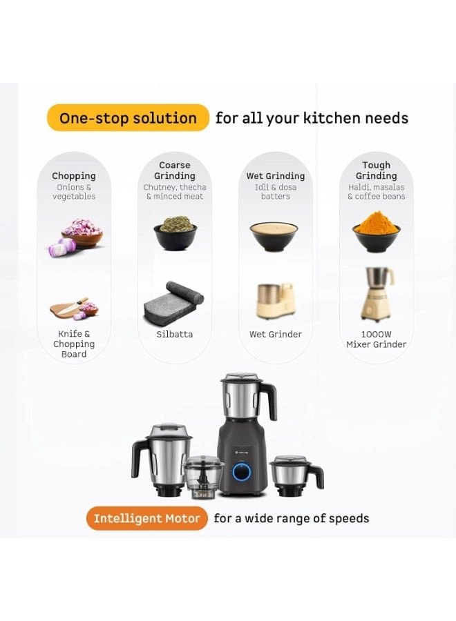 Yulia Mixer Grinder - 1.5 L 750 W