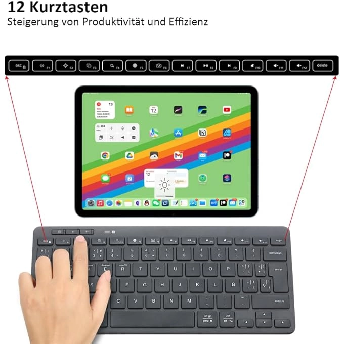 WIRELESS BLUETOOTH KEYBOARD - UK Wireless
