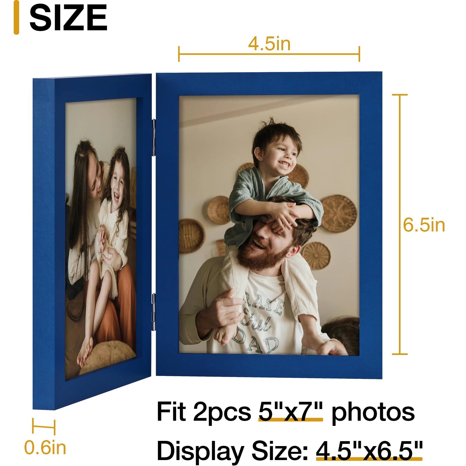 Double Picture Frame - 5x7 2