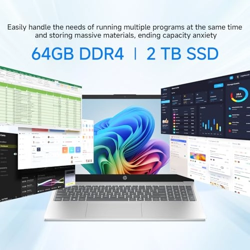 HP 2025 15-fd0123dx - 15.6'' Core i3-1315U 64GB DDR4 2TB SSD