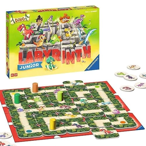 Dino Junior Labyrinth - 4 Years 12 pieces
