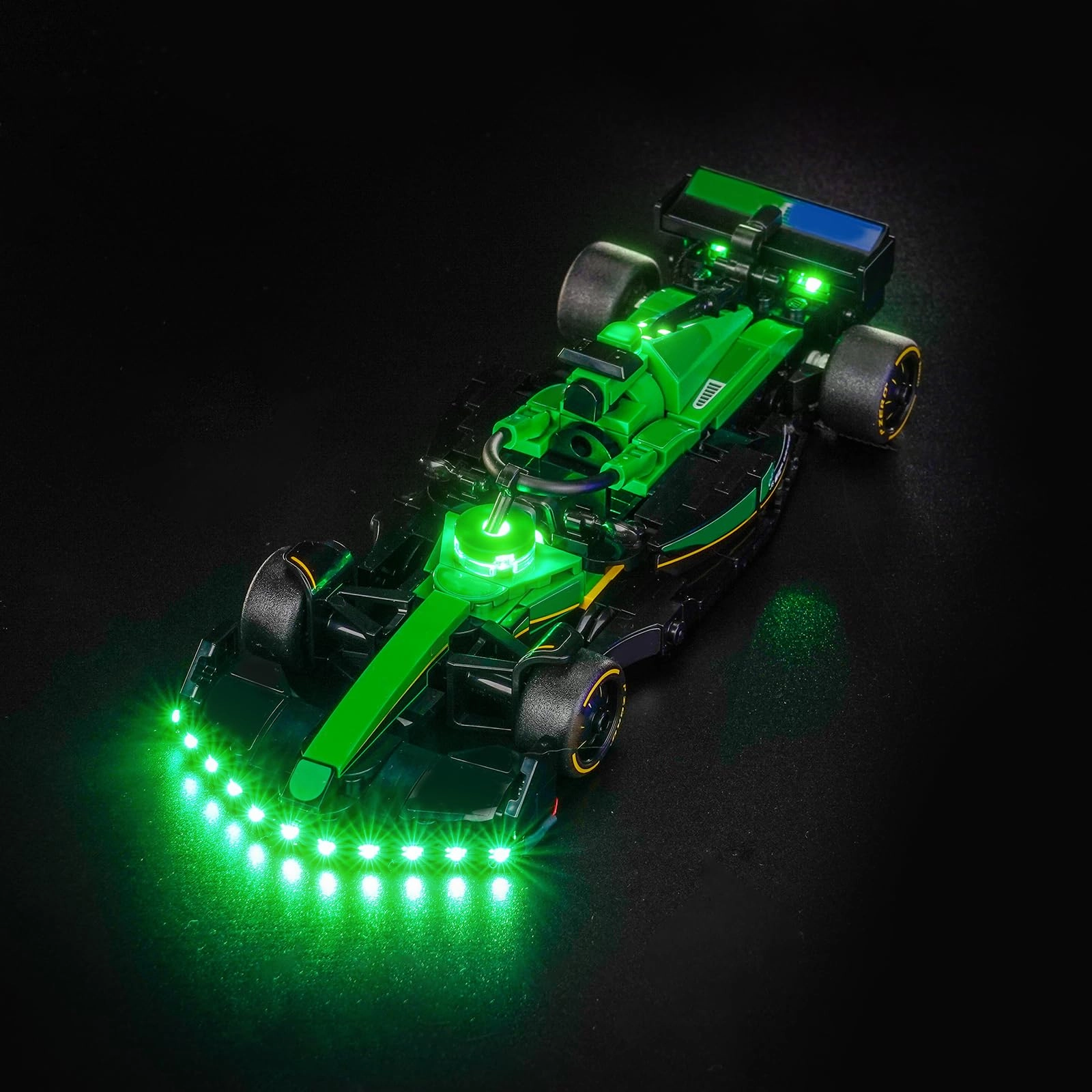 BrickBling LED Light Set - Compatible with 77245 Aston Martin Aramco F1 AMR24 Race Car USB Battery