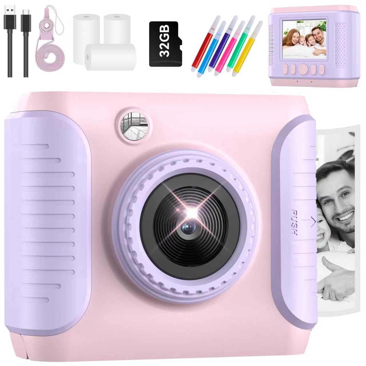 GigaMinds Instant Print Camera - 2.4 Inch Screen 1080P