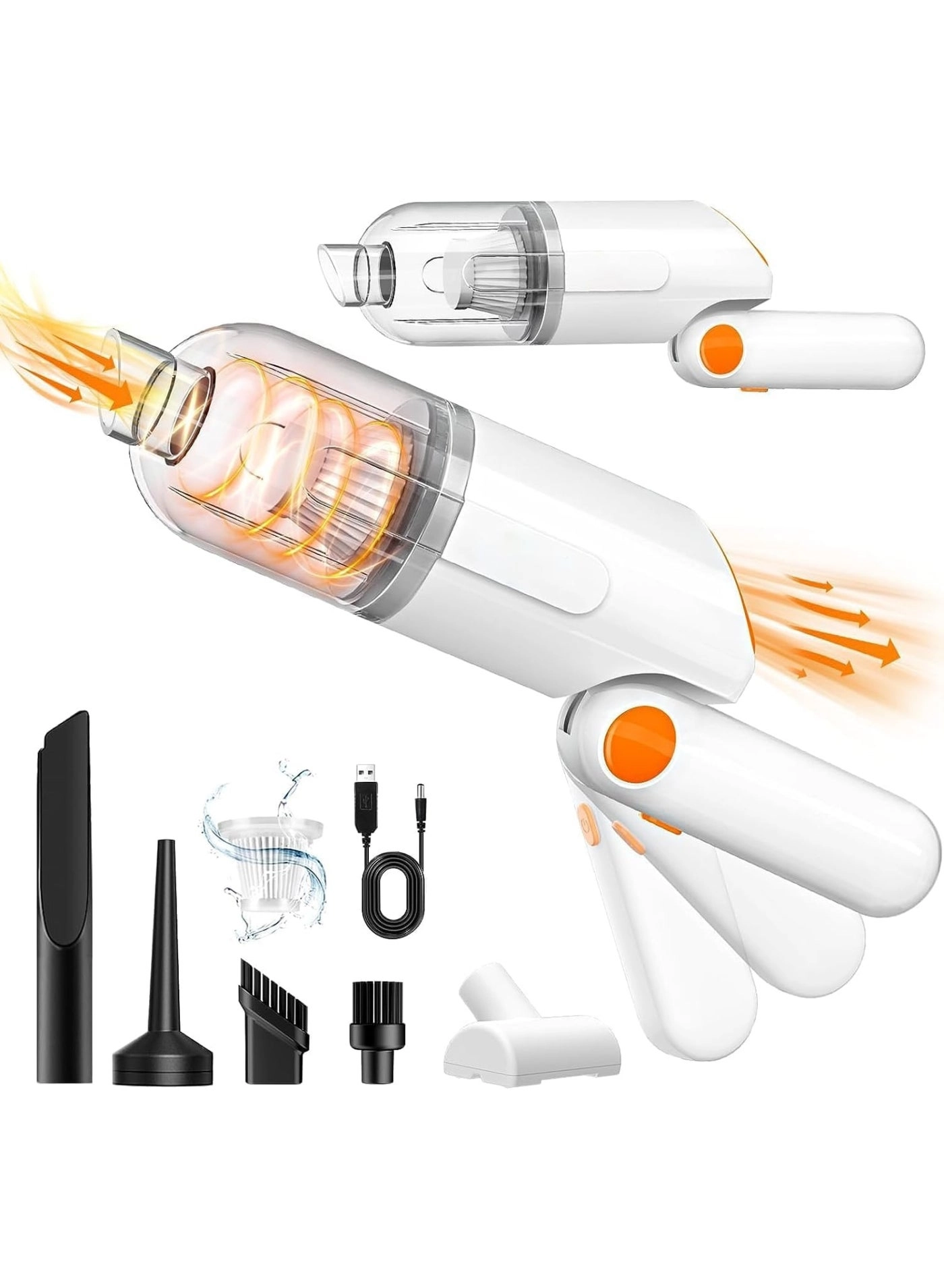 Handheld Car Vacuum Cleaner - 4000mAh