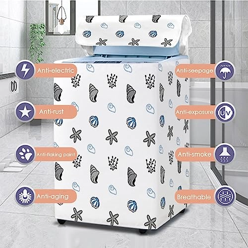 Washing Machine Cover - Top Loader Waterproof Size S