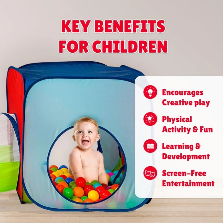 Tunnel and Ball Pit Play Tent