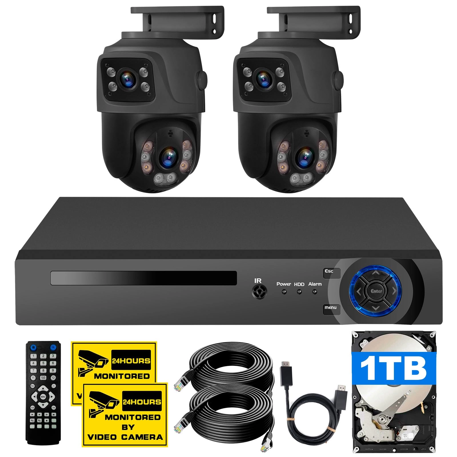 TOWODE POE Security Camera System - 8 channels 8MP 2x 6MP
