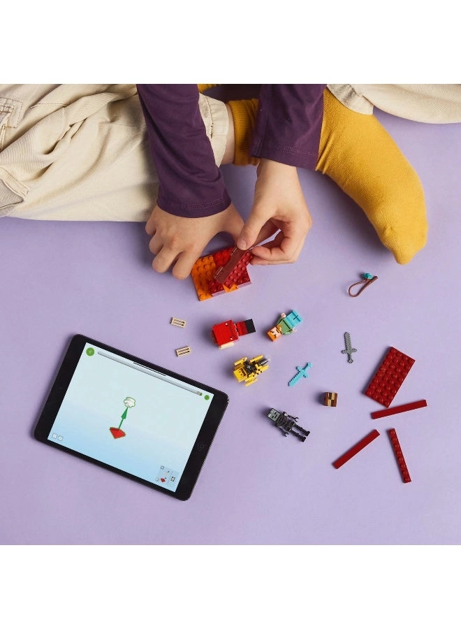 Minecraft The Nether Lava Battle (21266)