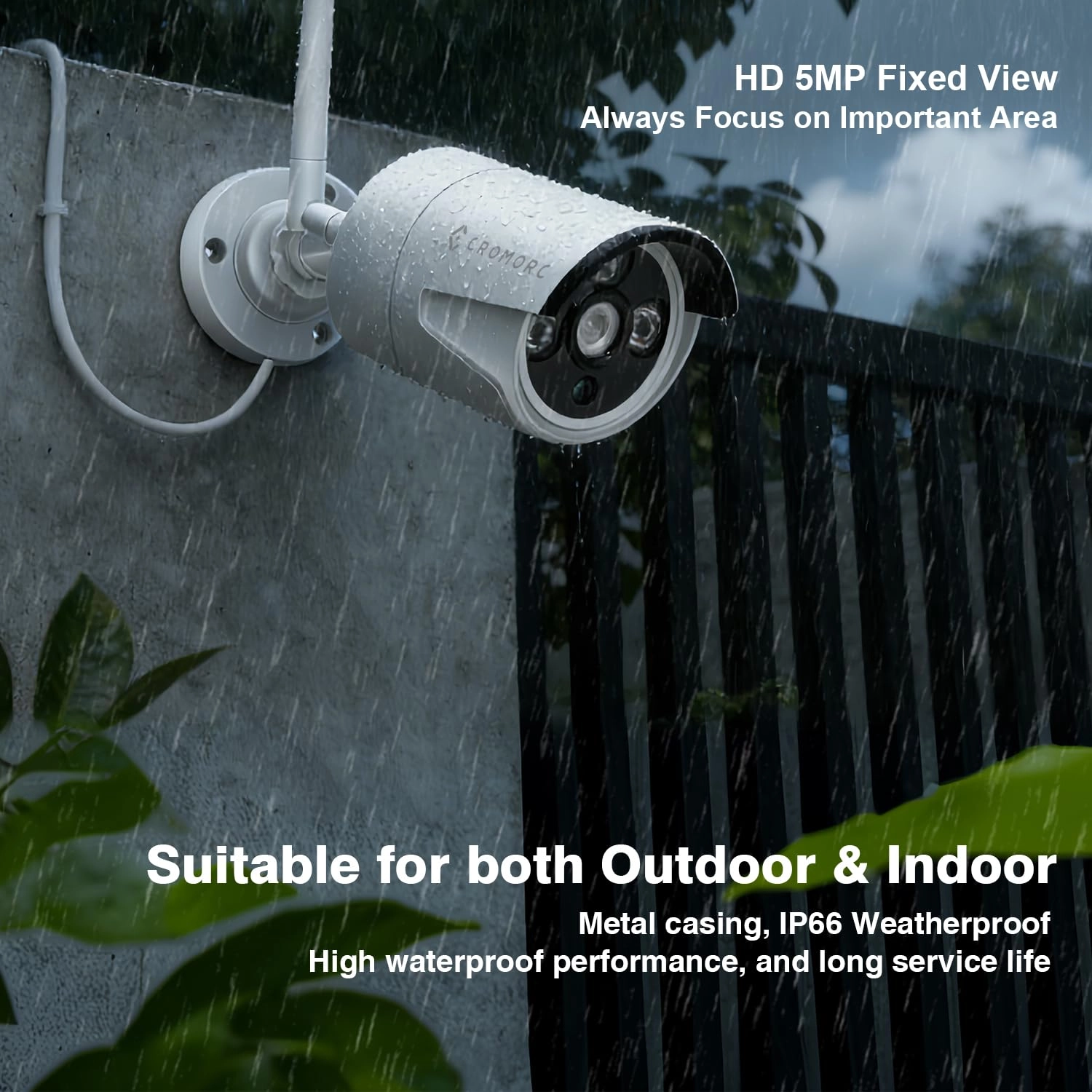 Expandable Wireless Security Camera System - 4pcs 10CH 5MP