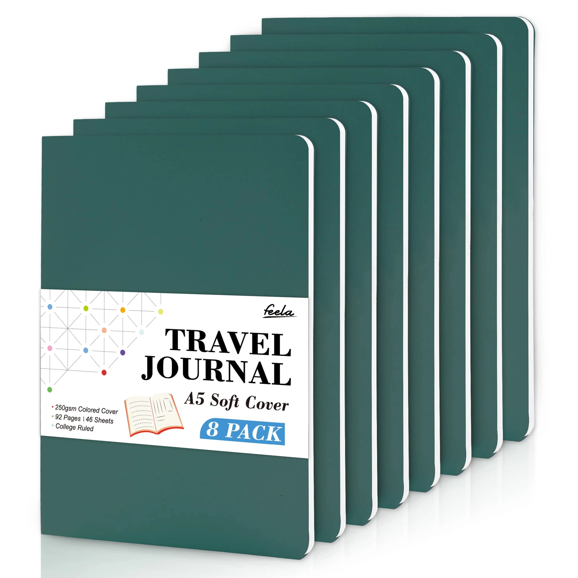 Soft Cover Notebook A5 Softcover - Lined 46 Sheets