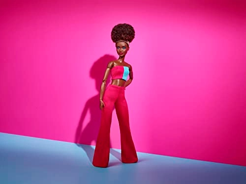 Barbie Looks - Natural Black Hair Color Block Outfit Ages 6+
