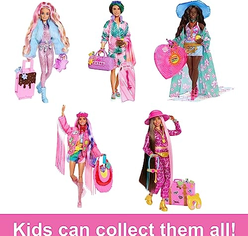 Barbie Extra Fly - Pink and purple hair Desert Fashion 15 accessories Ages 3+