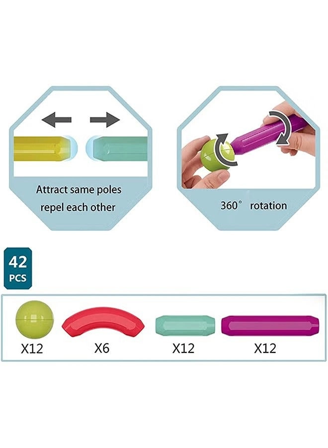 Magnetic Building Blocks - 42 pcs