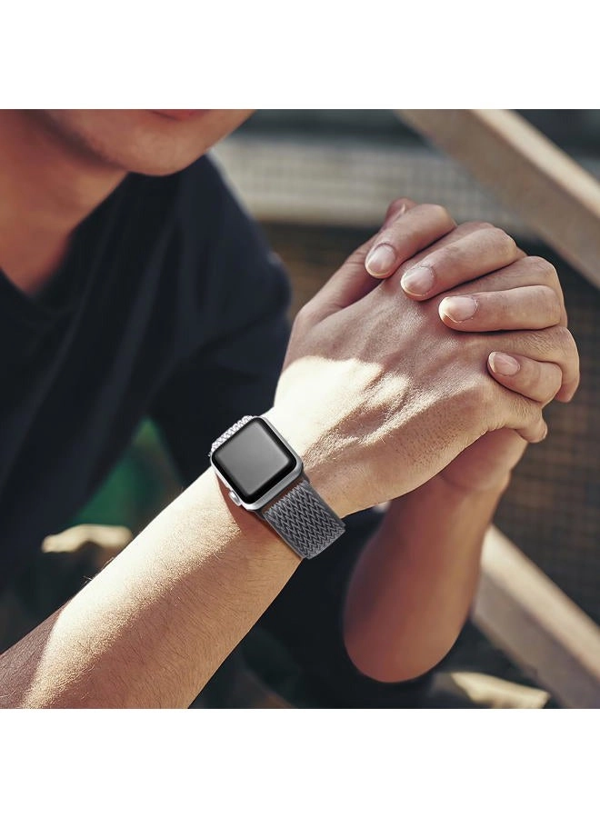 Stretchy Braided Bands - Adjustable Nylon Compatible with Apple Watch Pack