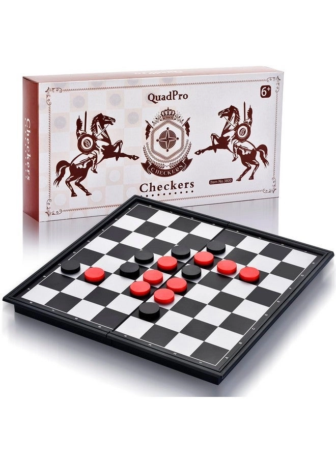 Magnetic Travel Checkers - Folding Board
