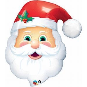 Qualatex Jolly St. Nick - 32in Foil Balloon Multicolor