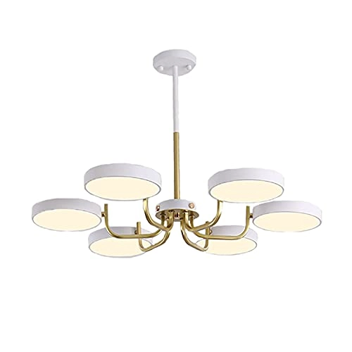 LED Nordic Style Chandelier - 8t Gray and gold
