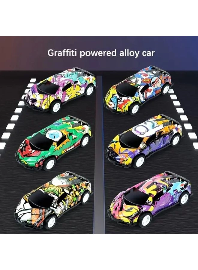 Pull Back Metal Car - 4pcs