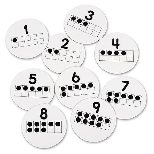 10 on the Spot! Ten Frame Game - 5 - 10 years 120 pieces