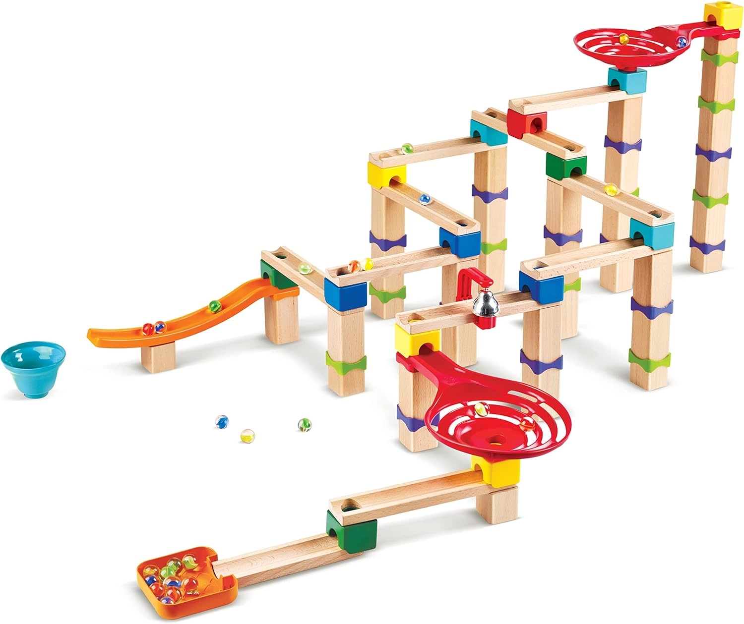 Hape Tricks N Twists Marble Track - 3 years+ 129 pieces