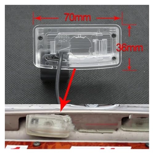 Rear View Camera - Night vision Wireless 1280 x 720 pixels