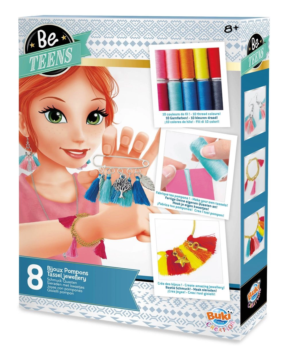 Buki France Tassel Jewellery Kit - 8 pieces
