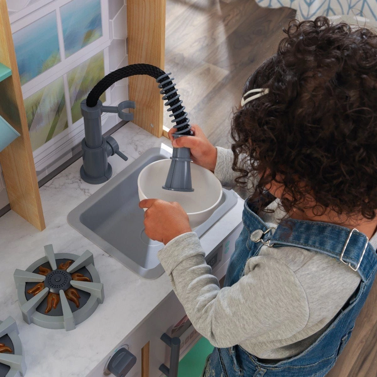 Let's Cook Play Kitchen - Wooden Lights & Sounds (DBT-53433)