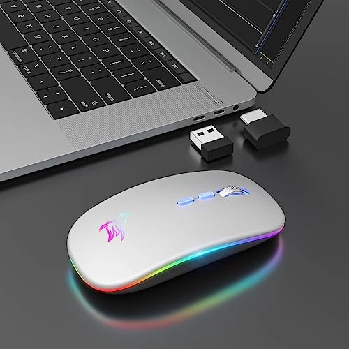 LED Slim Rechargeable Mouse - Wireless