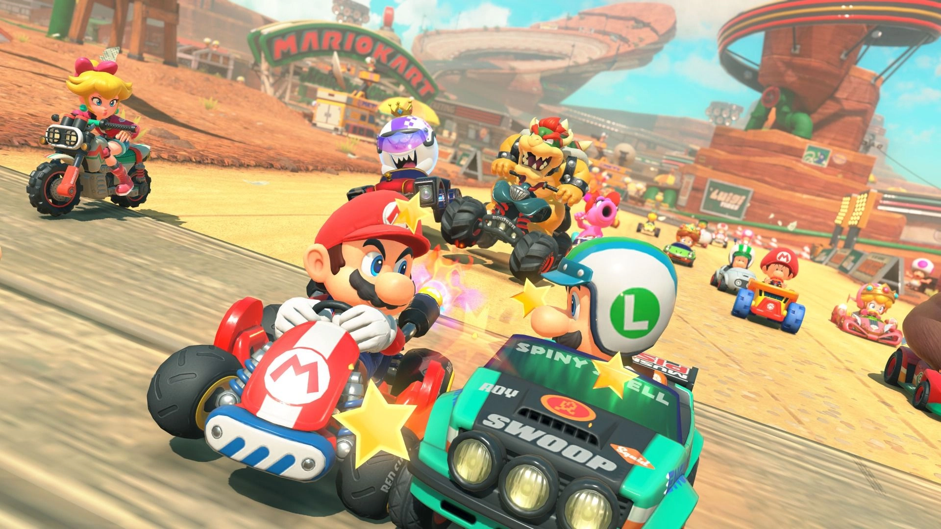 Mario Kart World + Steering wheel - Nintendo Switch 2