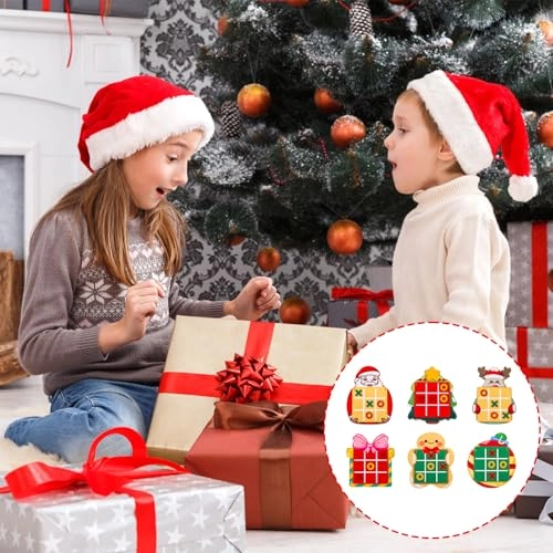 Tic Tac Toe - 6-Piece Christmas Mini
