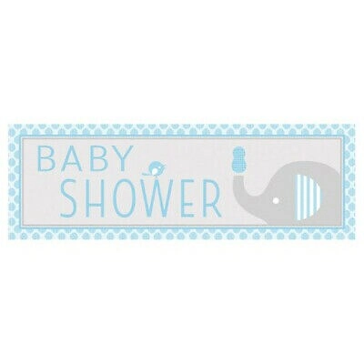 Party Zone Little Peanut-Boy Giant Party Banner - Baby Shower