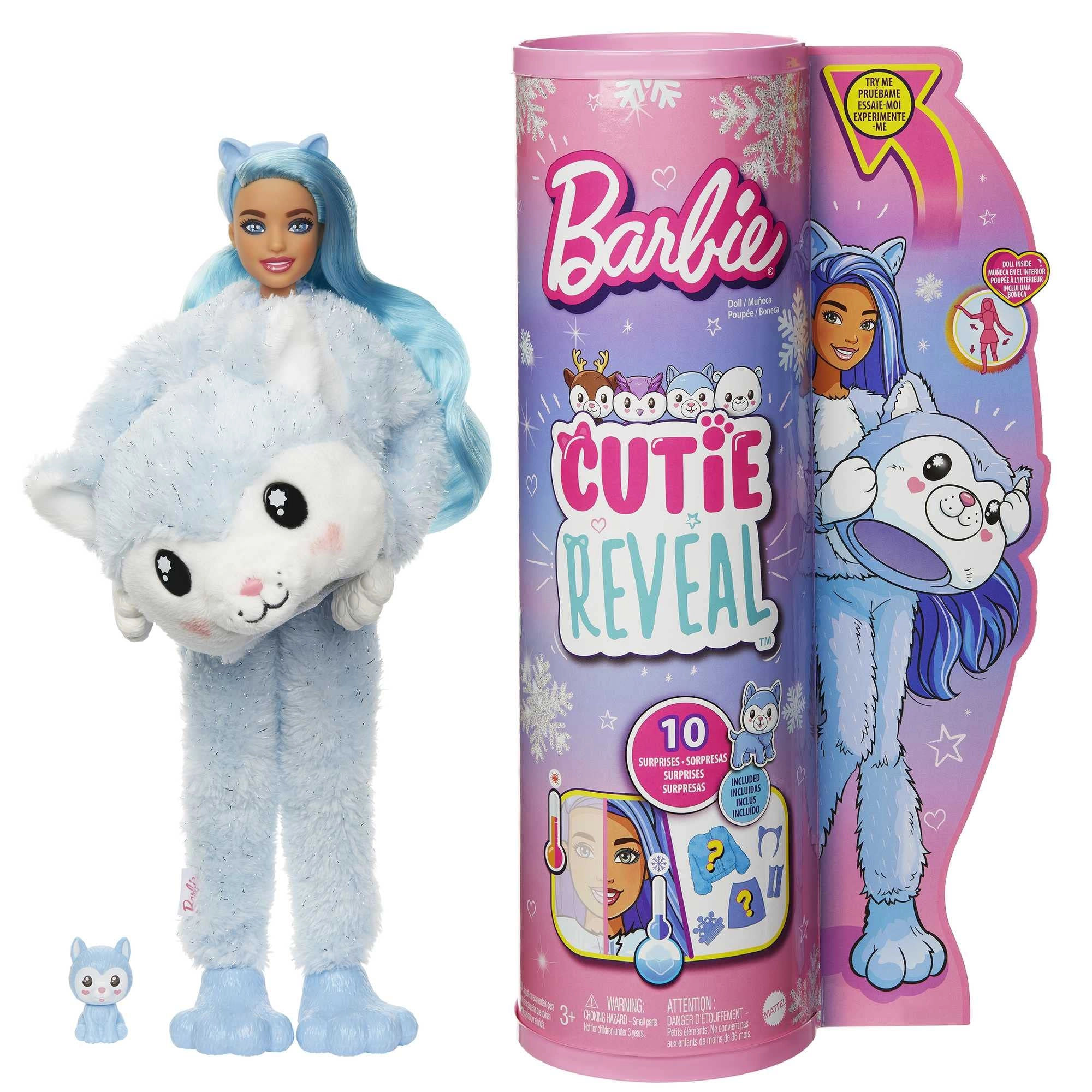 Barbie Cutie Reveal - Winter Sparkle Husky Ages 3+