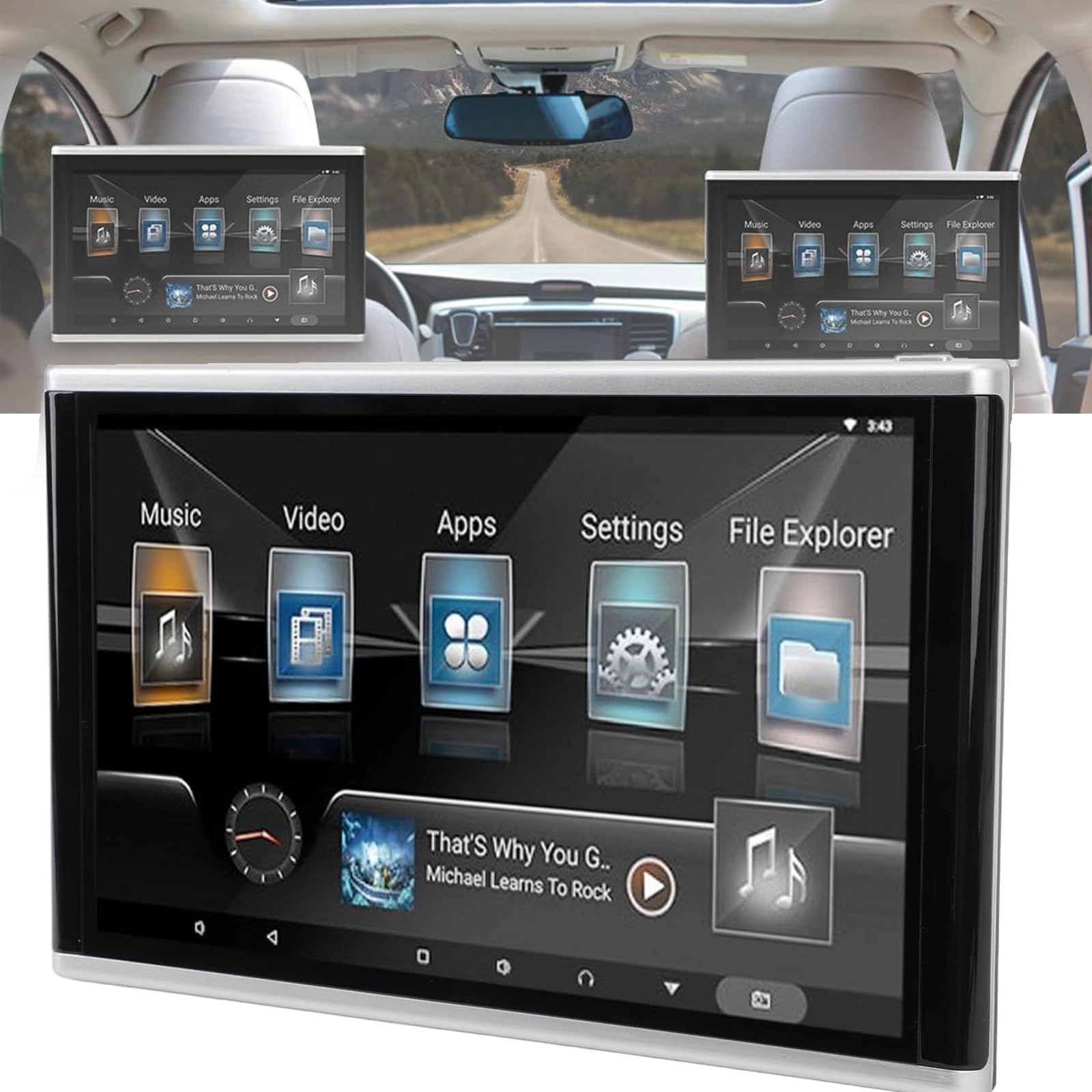 LNNLAA headrest car monitor - 10.1in