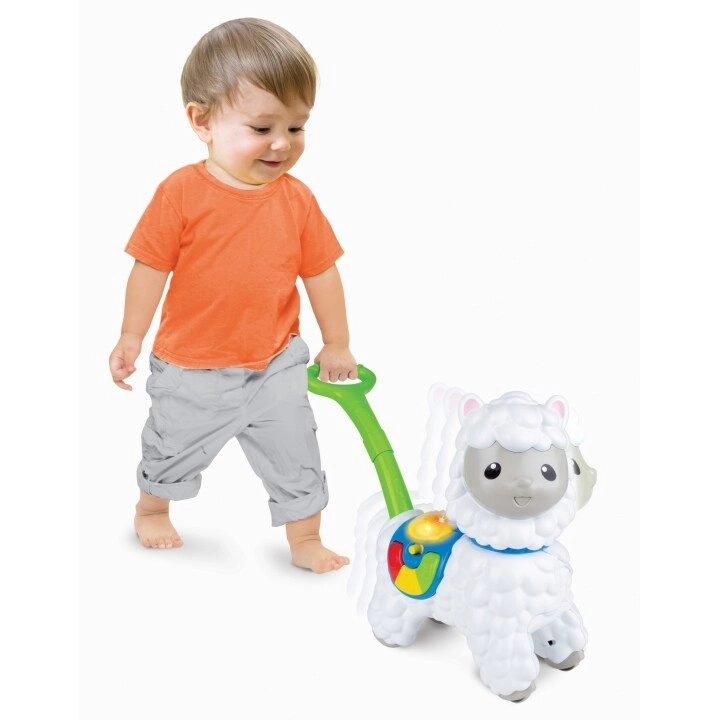 PUSH-ALONG LITTLE ALPACA - 2 X AA batteries 12 months plus