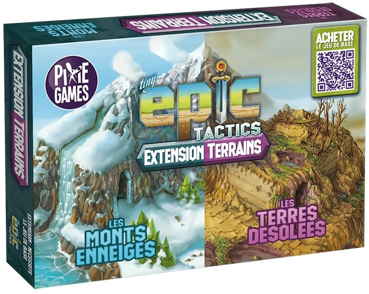 Tiny Epic Tactics + Terrains - Expansion + Decaps (French)