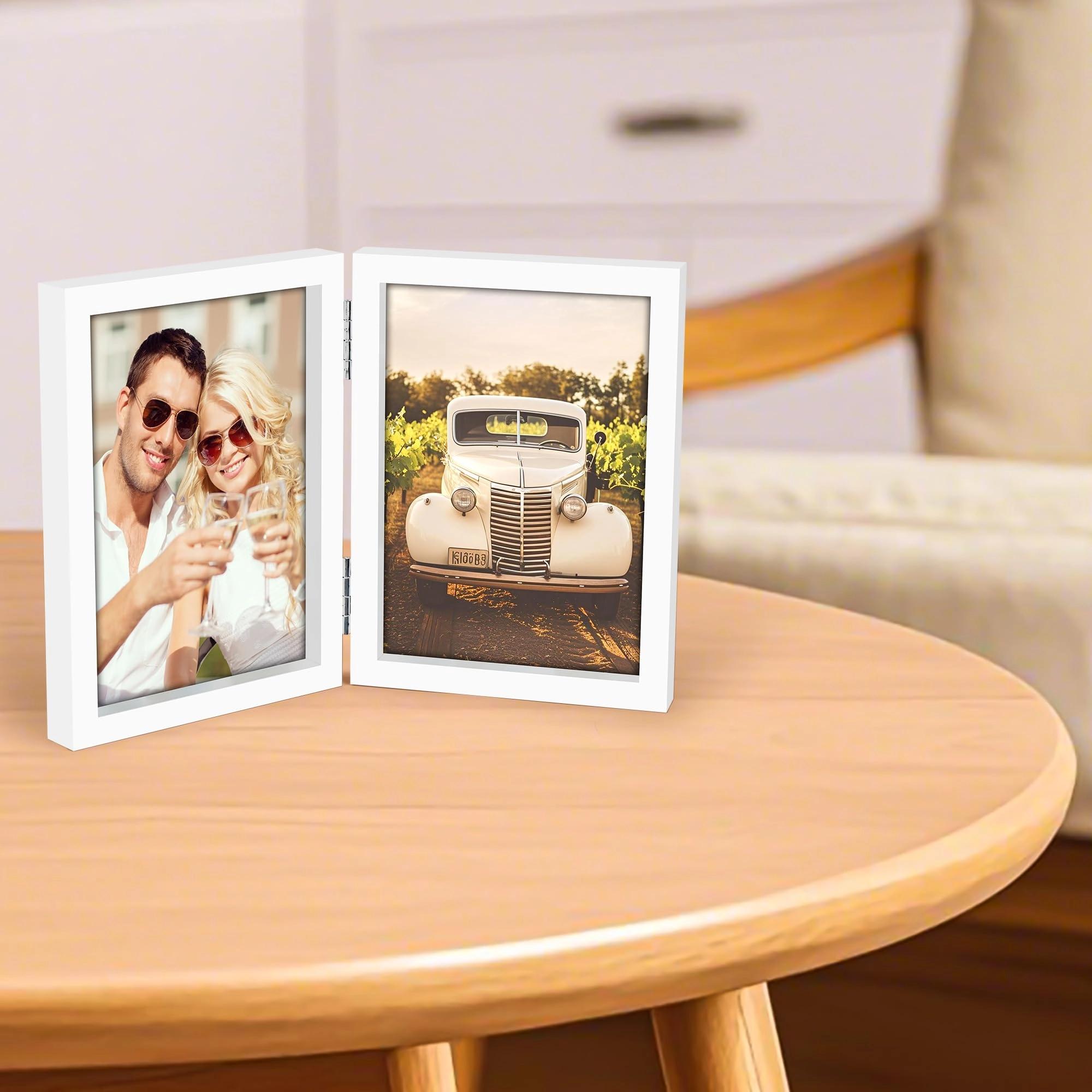 Double Picture Frame - 3.5x5 in 2 picture frames