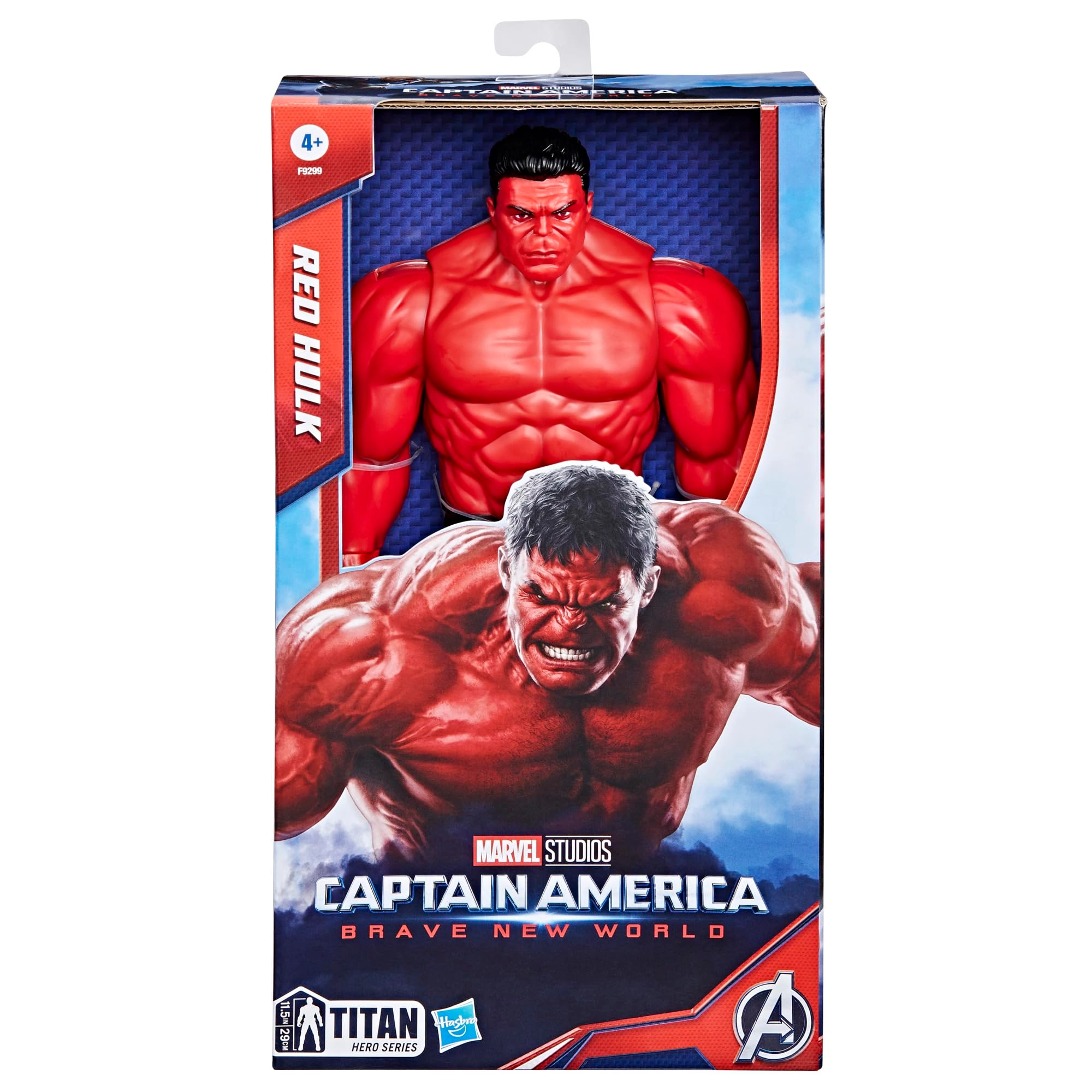 Red Hulk - Captain America Brave New World - 4 YEARS+ 1 piece (30.48 cm) (F9299)