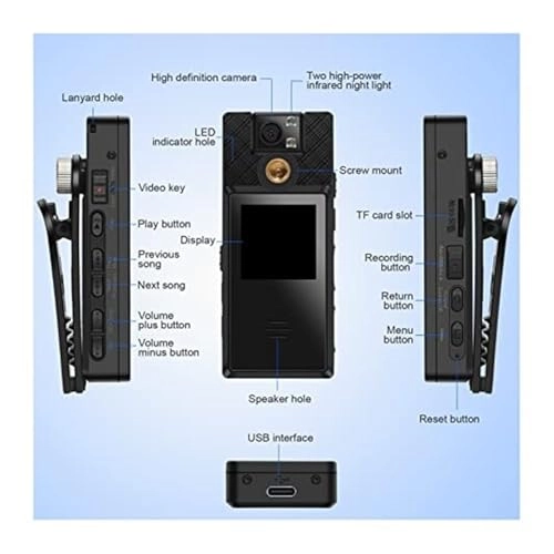 Mini Action Camera - 128GB 1080P