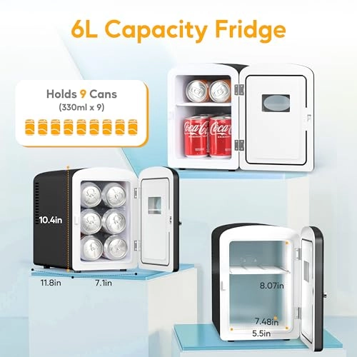 Compact Freezerless Countertop Refrigerator