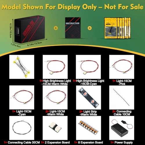 Light kit Compatible with Lego 75637 Buggy The Clown's Circus Tent - LED USB powered