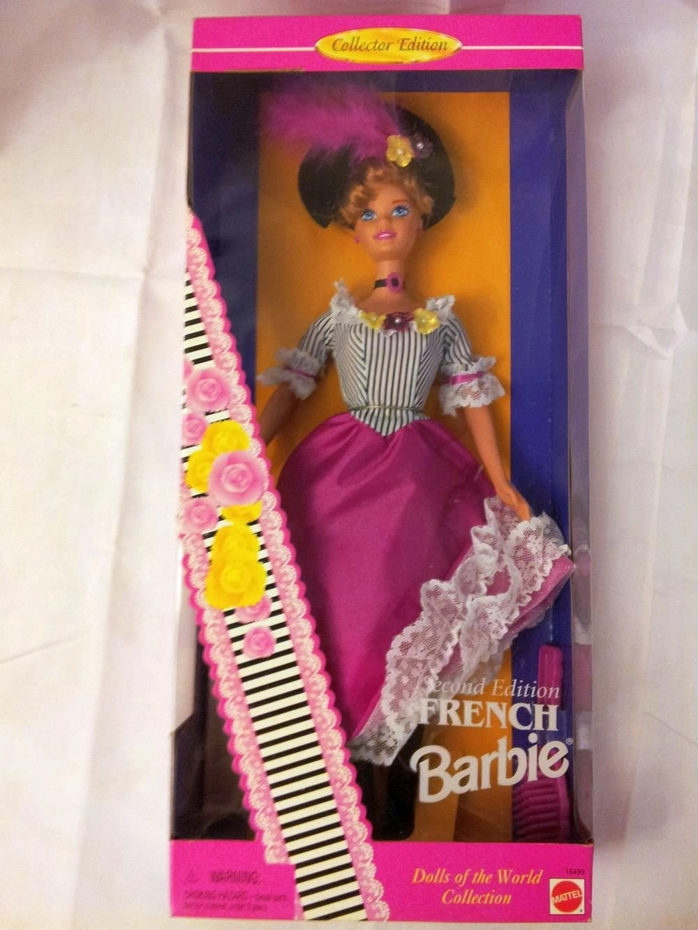 Barbie Dolls of the World French Collector Doll - Second Edition 1996 Ages 3+