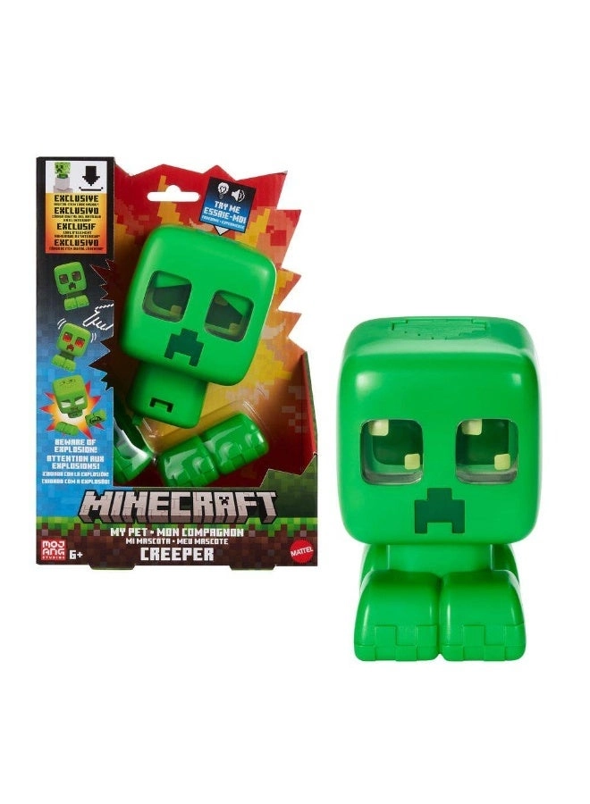 My Pet Creeper Interactive Figure - 14 cm 3 x LR44