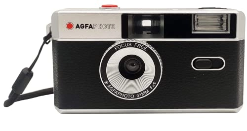 Analogue 35 mm Small Film Photo Camera - Brown + Colour Pictures Film - coloured + Battery - 1 AAA + Complete Development Film