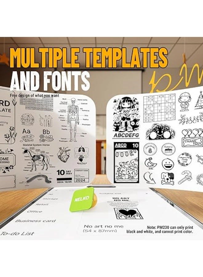 PM230 - Bluetooth 3 Rolls Paper WHITE