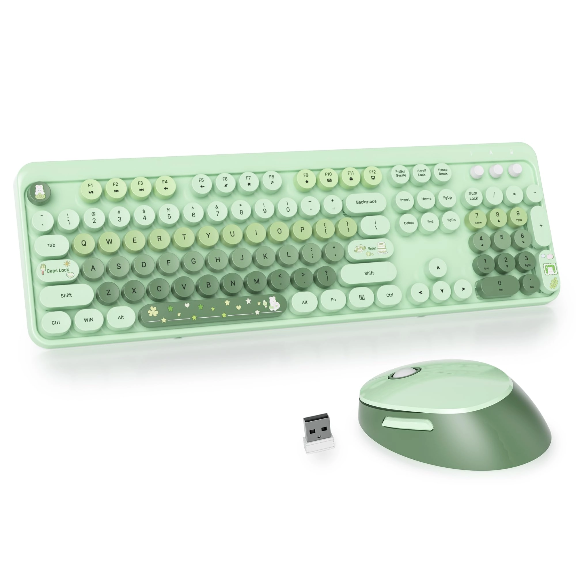 Wireless Keyboard & Mouse Set - US Wireless